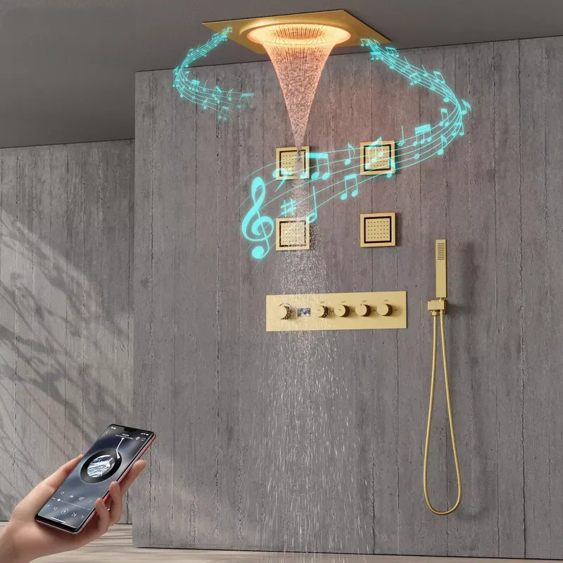 Spa & Wellness Center Hotel Solverde - Smart LED Shower Set Bathroom Music
