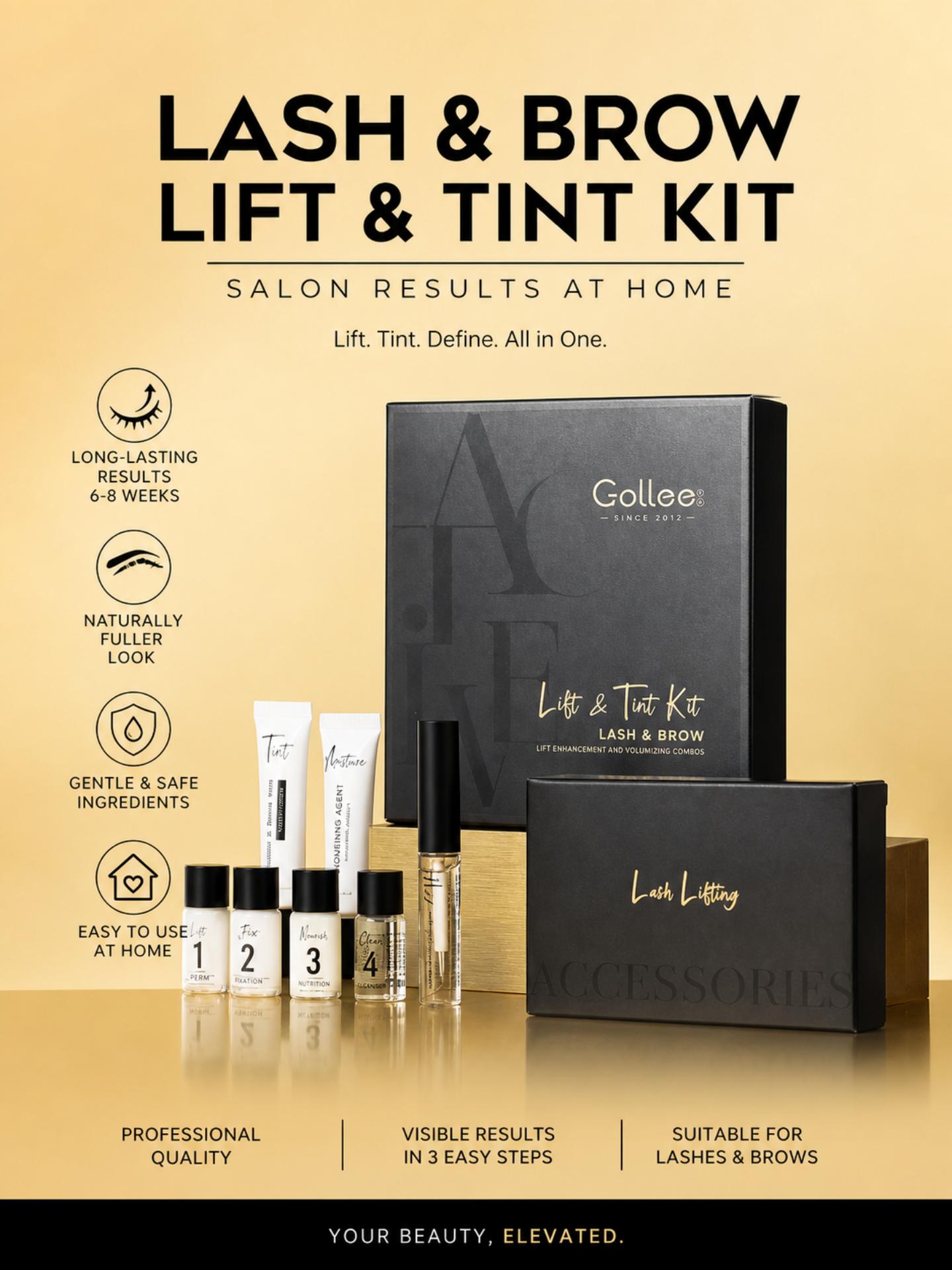 GOLLEE Lash Lift Color Kit Bro - Brow Lamination Kit review and price