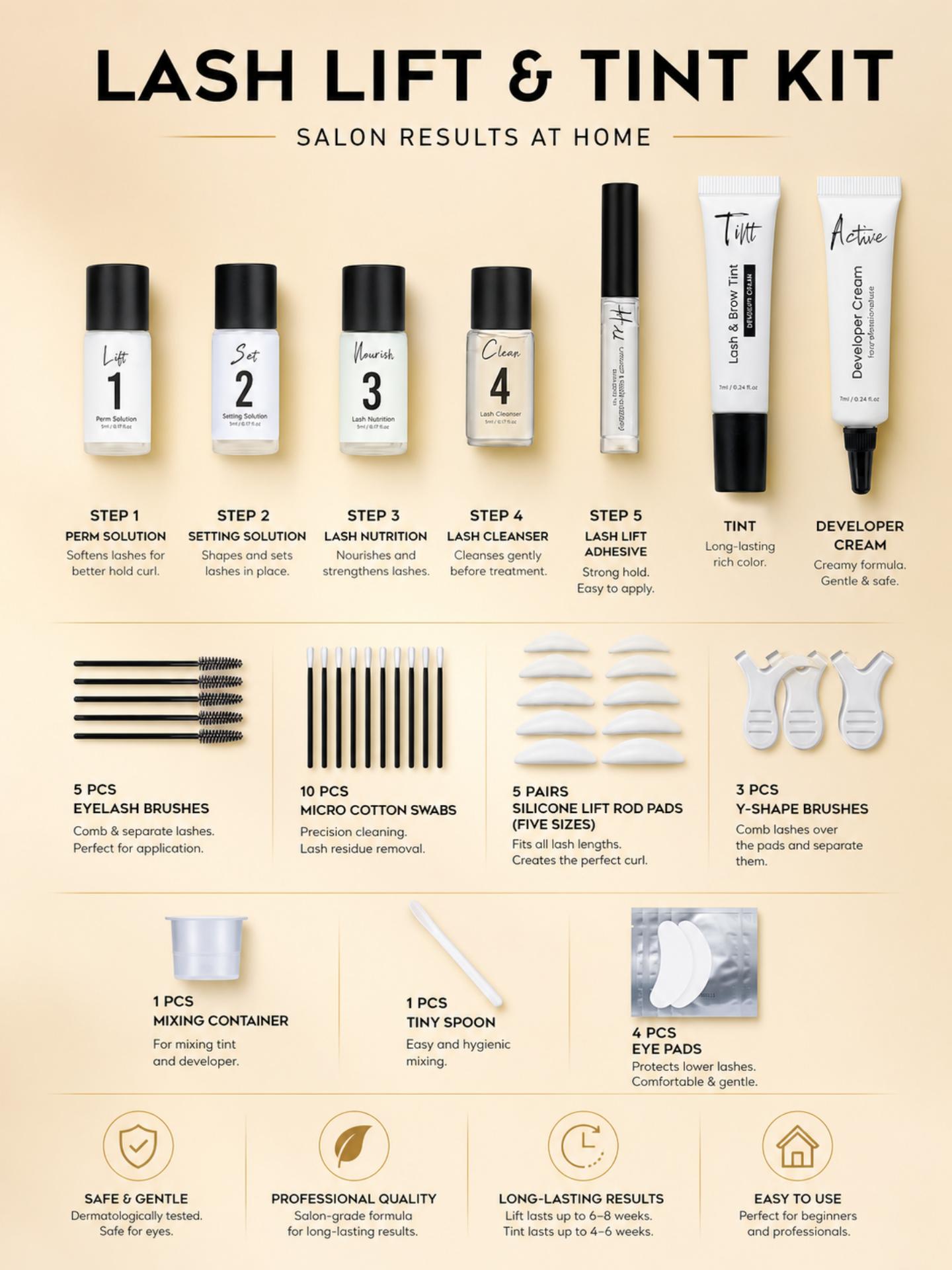 GOLLEE Lash Lift Color Kit Bro - Brow Lamination Kit review and price