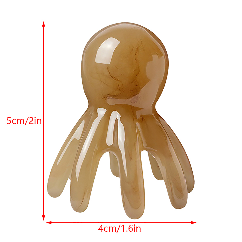2Pcs Resin Octopus Comb Scalp  - Wellness Spa And Massage review and price