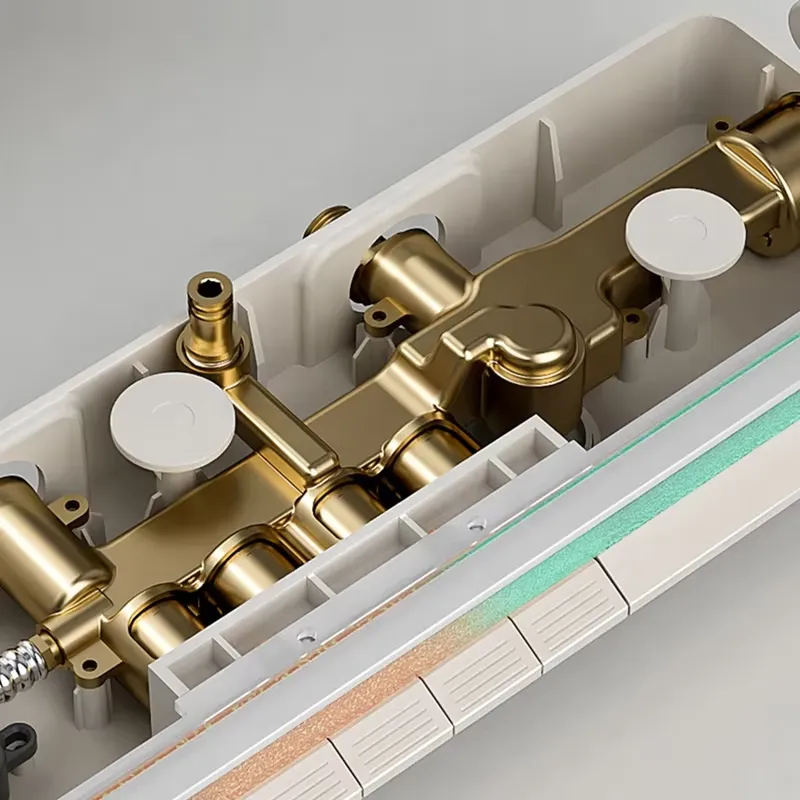 Brass Digital Waterfall Shower - Spa & Wellness Center Hotel Solverde review and price