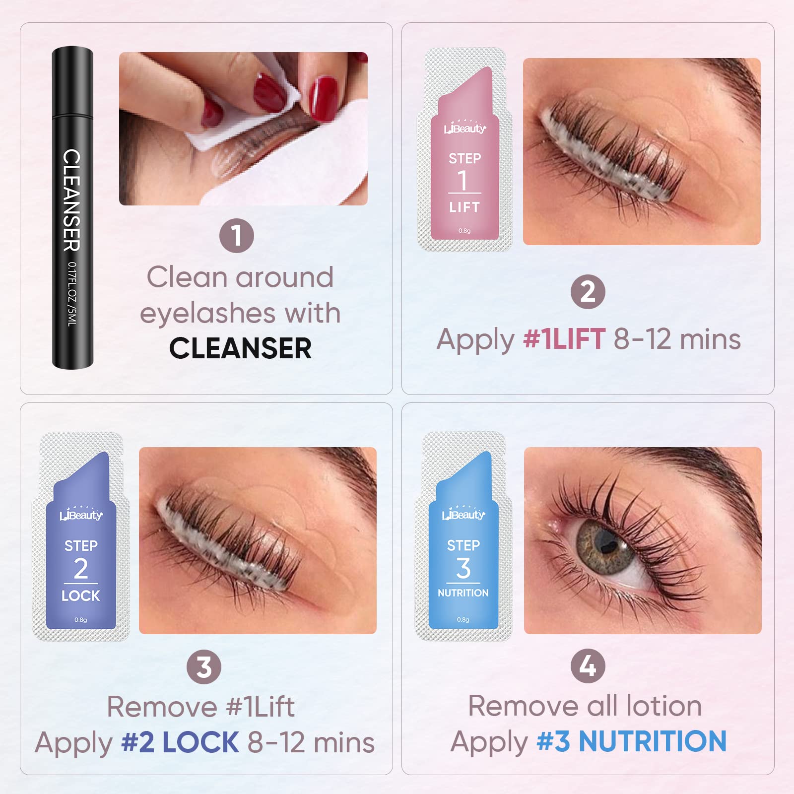Libeauty 20 Pieces/Lot 10-12 M - Brow Lamination Kit review and price