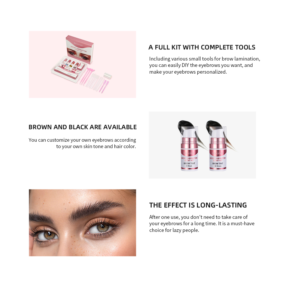 Semi-permanent Brow Lamination - Brow Lamination Kit review and price