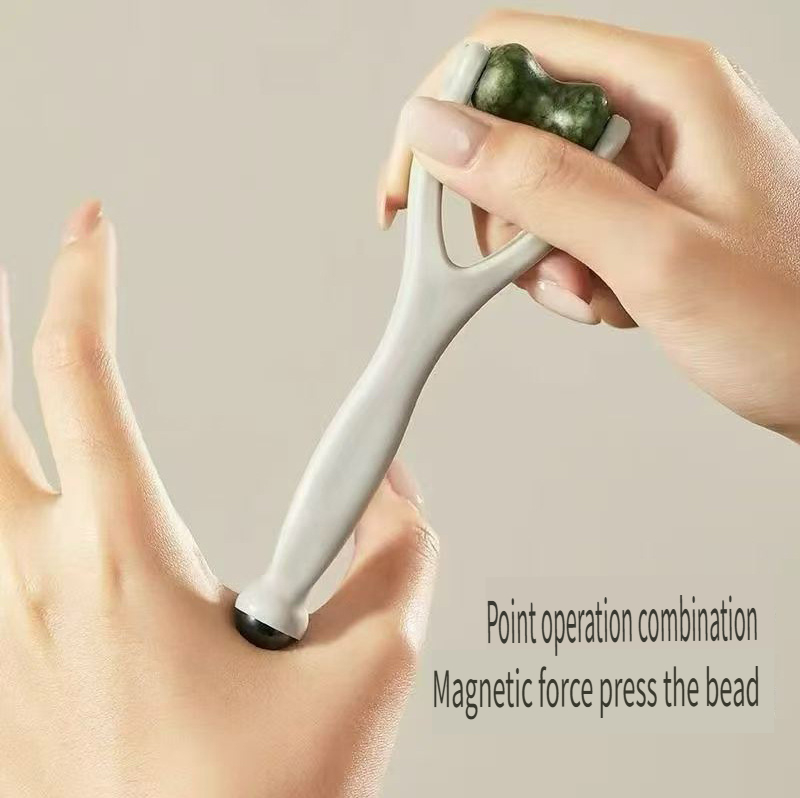 1pc Natural Jade Finger Massag - Wellness Spa And Massage review and price