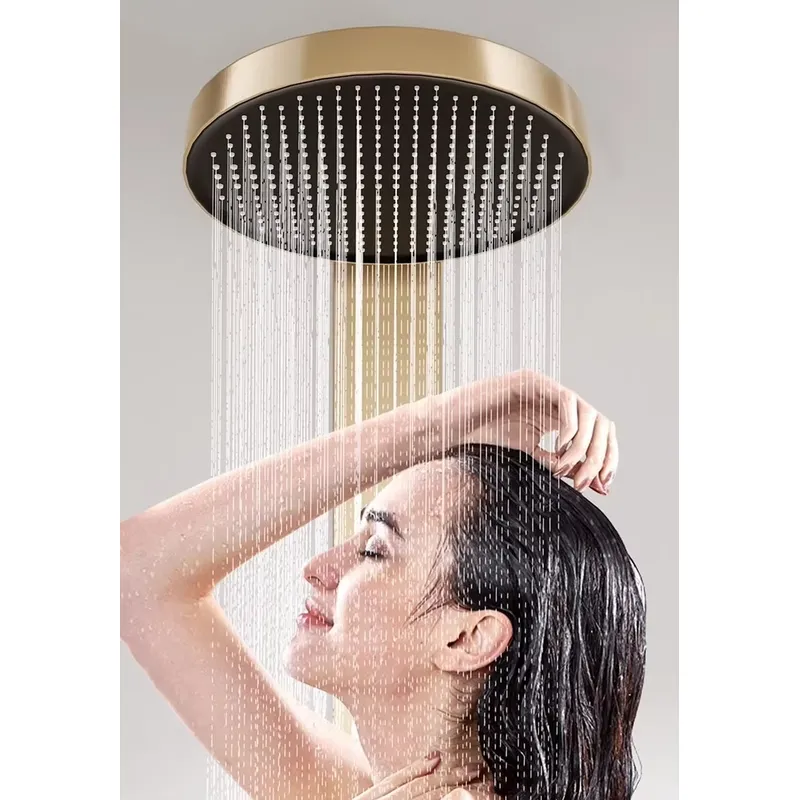 Brass Rainfall Shower Panel Se - Spa & Wellness Center Hotel Solverde review and price